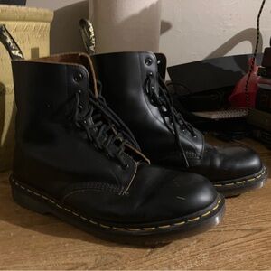 Dr. Martens Black Leather Boots